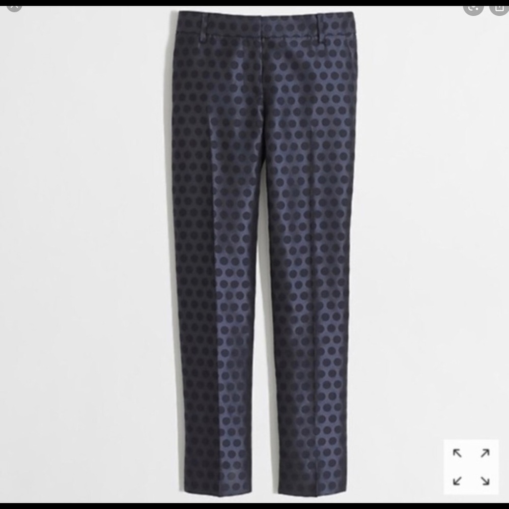 J. Crew Skimmer City Fit Navy crop pants